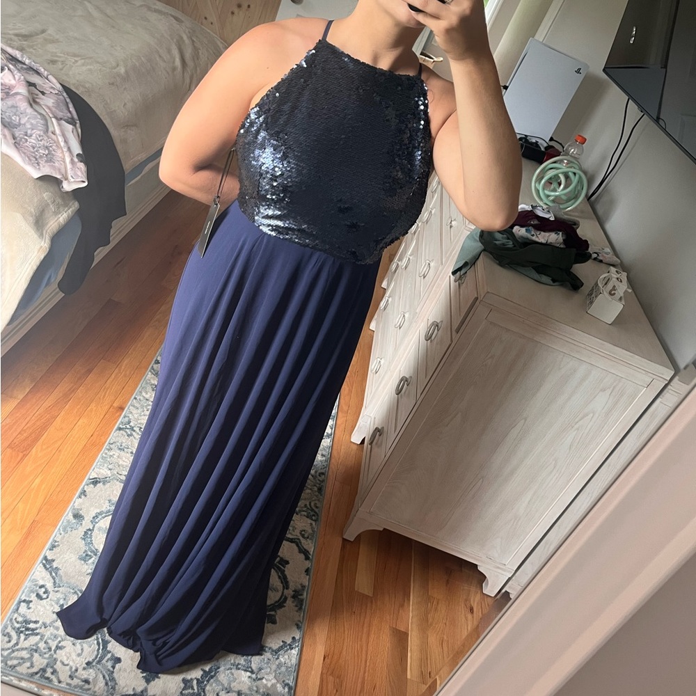 Lulus Navy Blue maxi dress